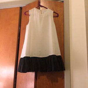 ASOS white and black dress